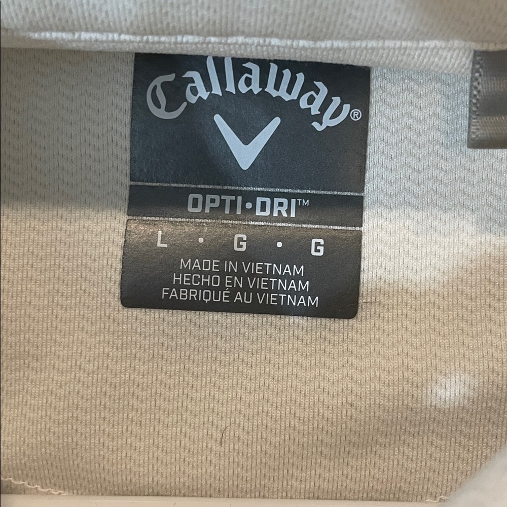 🩵Callaway Opti-Dri Cream Pullover - Picture 3 of 3